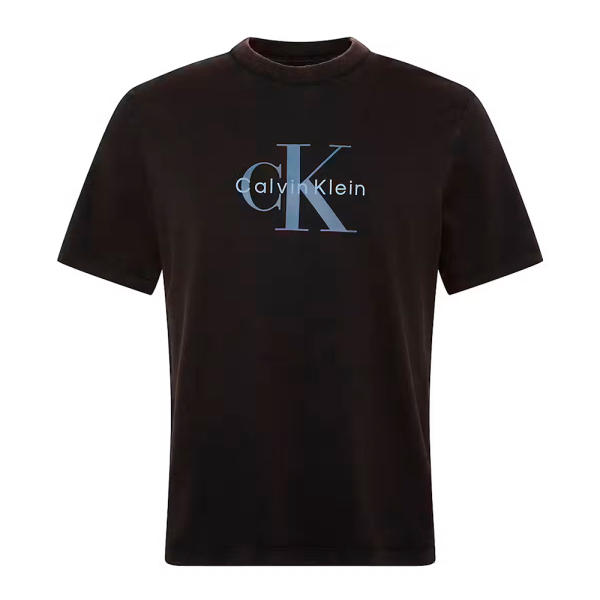 Calvin Klein T-shirts Noir - T-shirt monogramm en coton lav - L - Ref 45 €